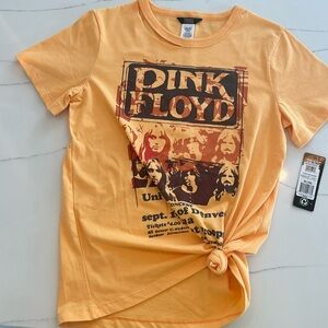 Truce Pink Floyd knot-front t-shirt, youth size XL